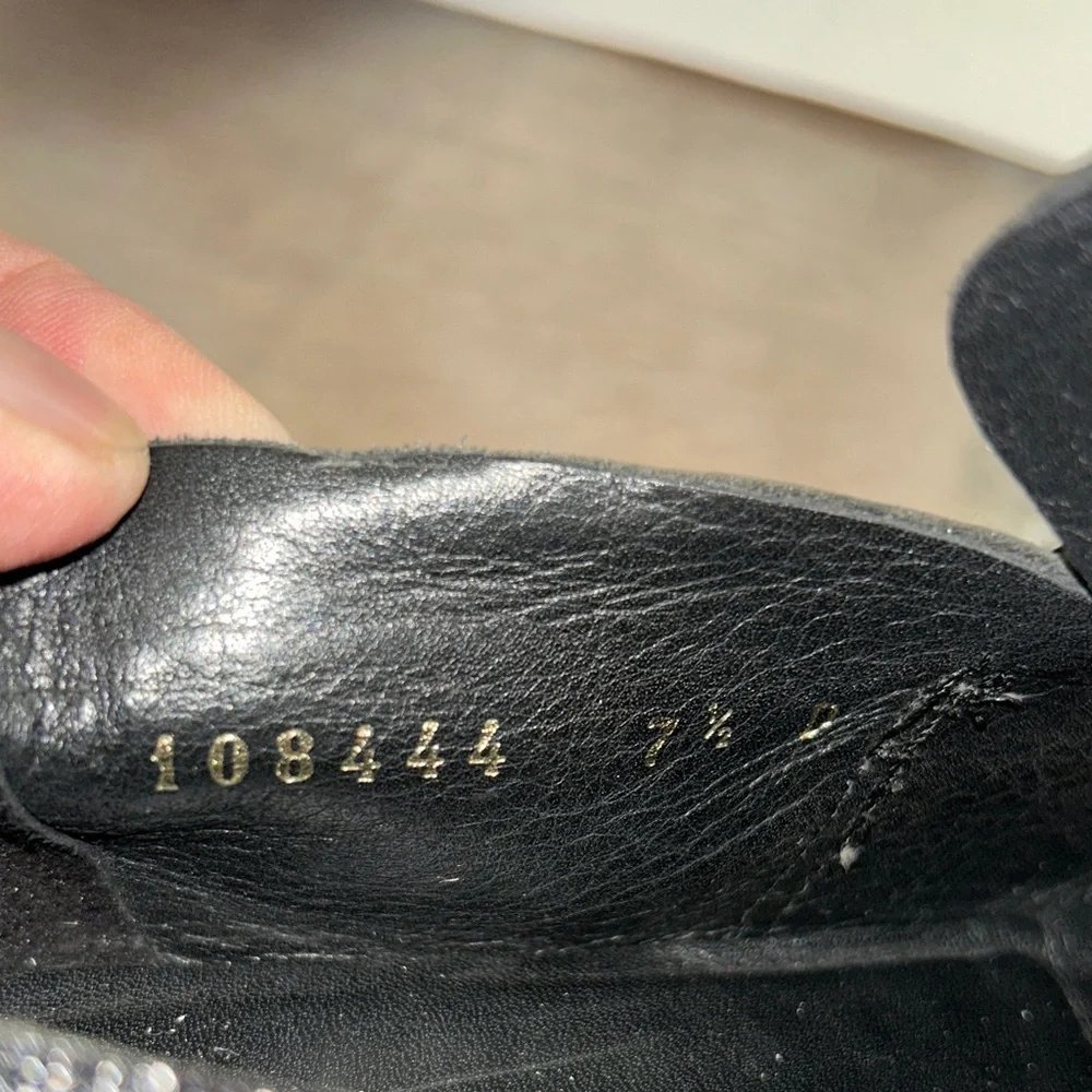 Gucci Black Leather Loafers for Men